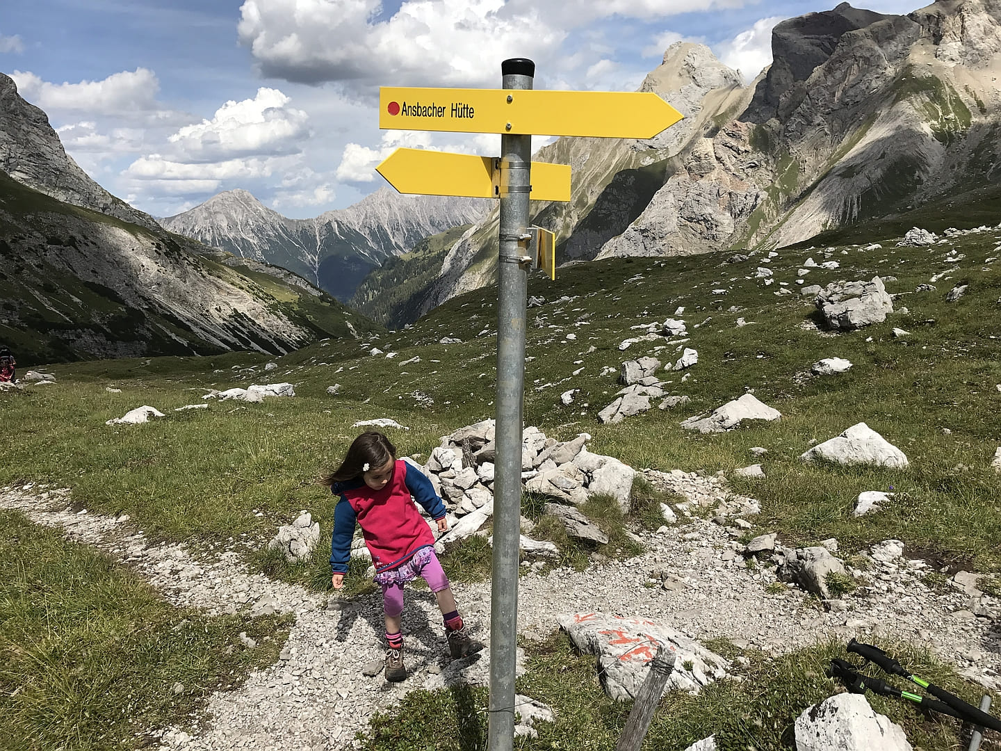 Madau: Weg zur Ansbacher Hütte